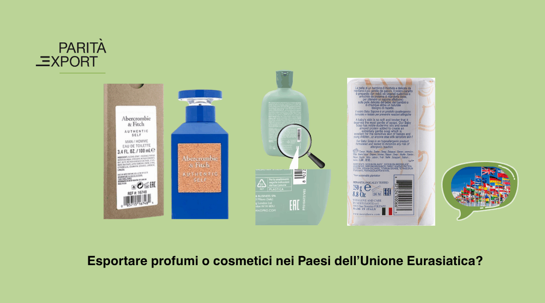 Regolamento per esportare profumi e cosmetici